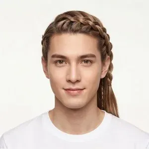 瀑布辫: 男士发型