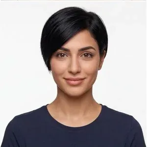 Yan Süpürülmüş Pixie: Kadın saç modelleri