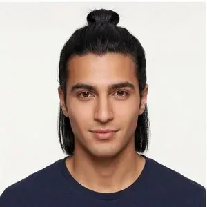 Yarı Topuz (Top Knot): Erkek saç modelleri
