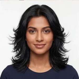 फ़ेदर्ड: महिलाओं के हेयरस्टाइल